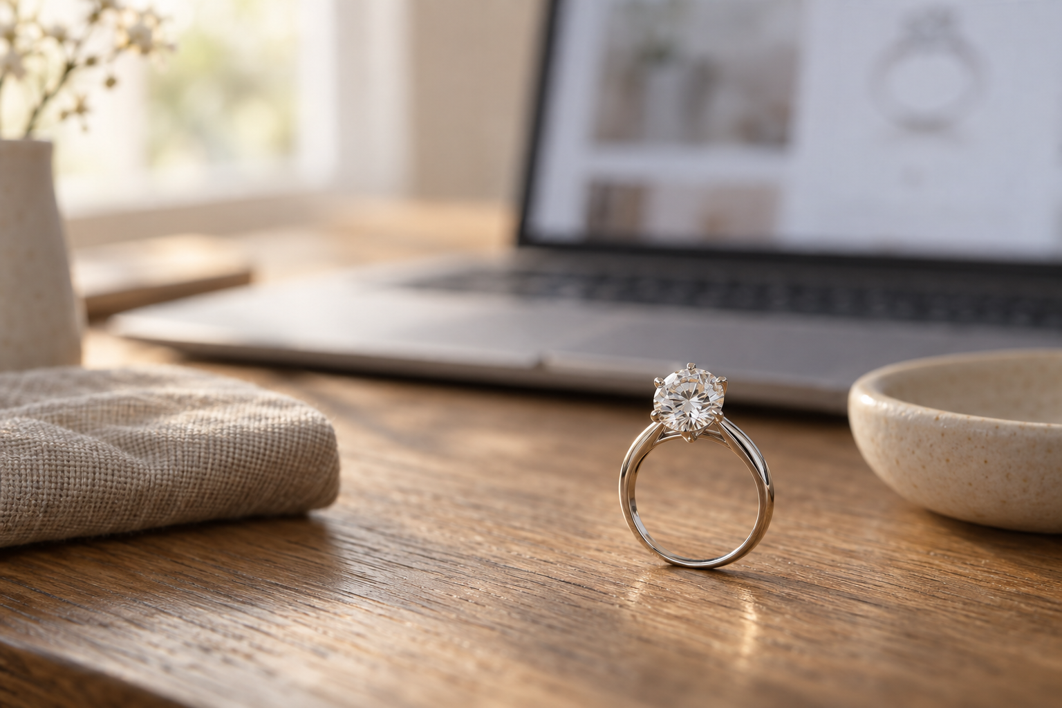 Best Place to Buy Lab Grown Diamond Engagement Ring Online