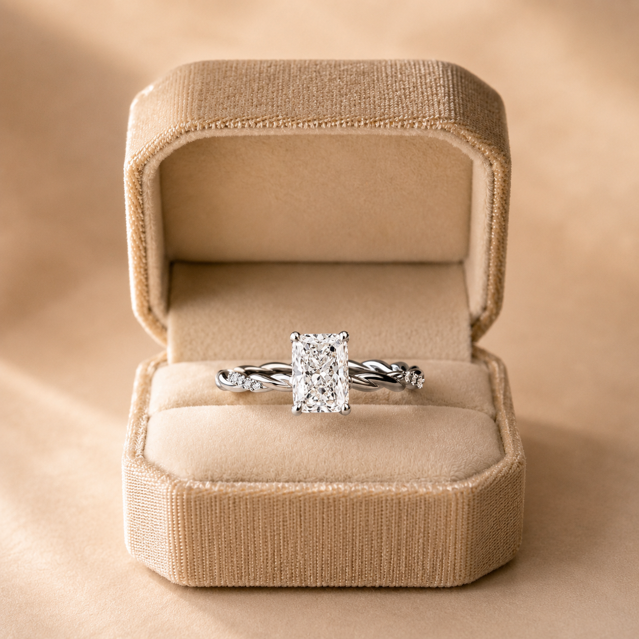 Twisted Engagement Rings