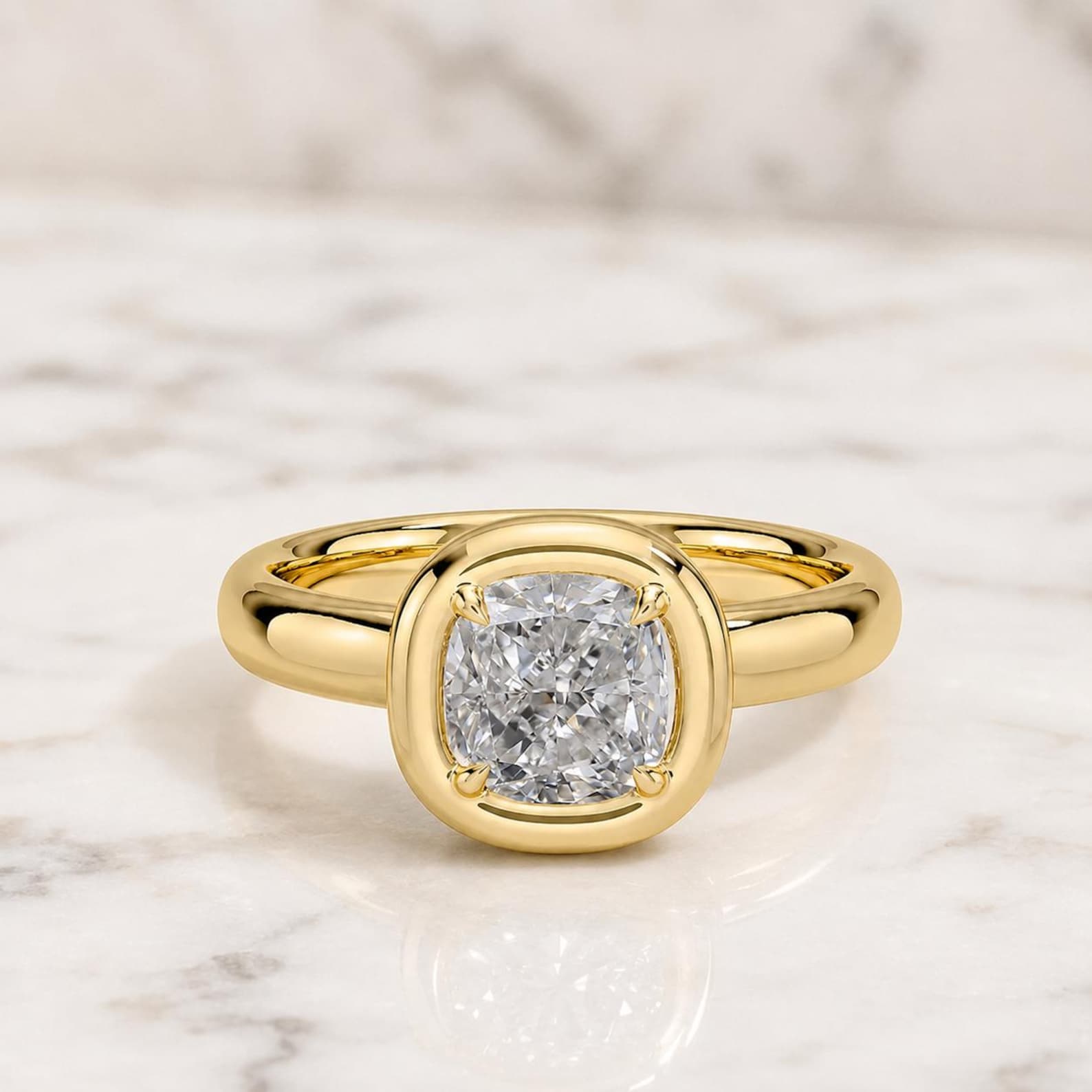 Cushion Cut Engagement Rings