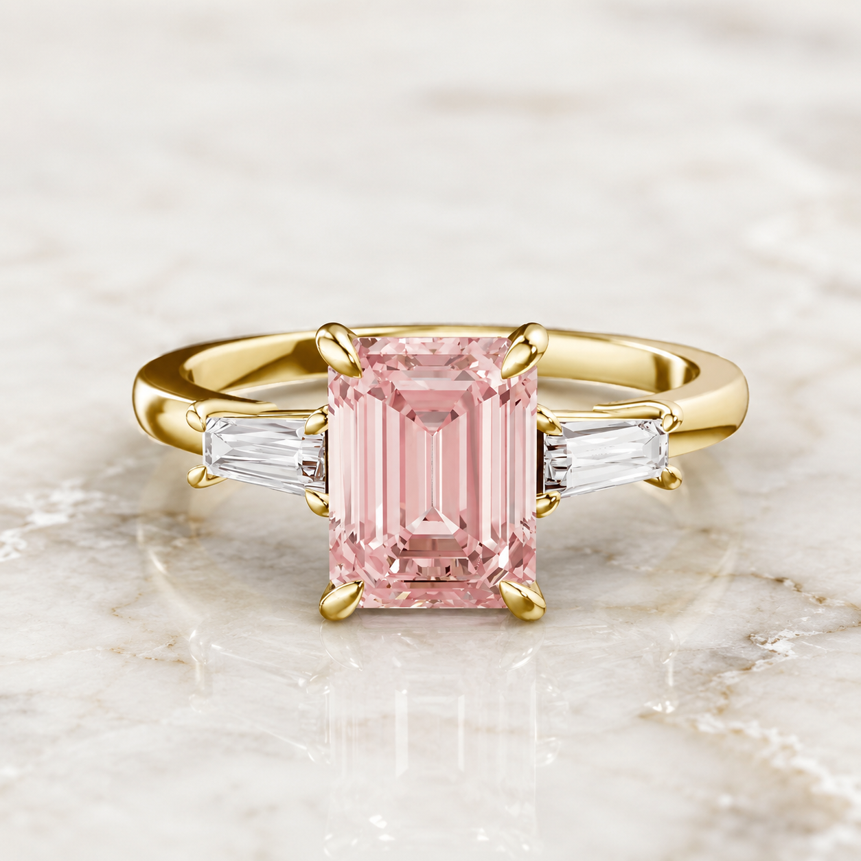 Pink Diamond Engagement Rings