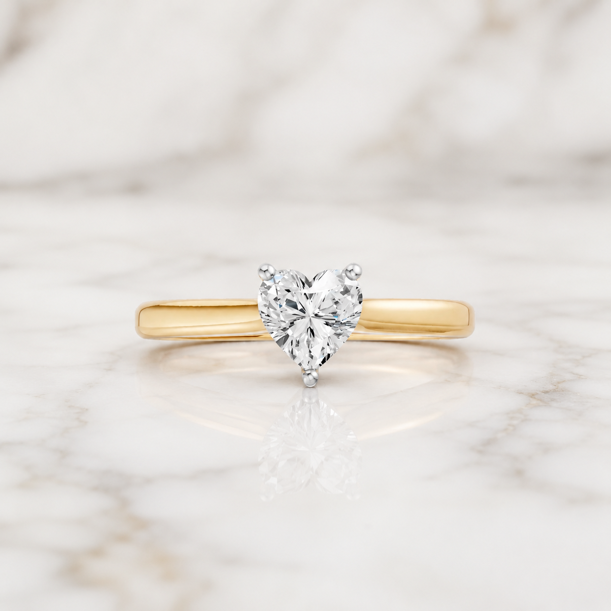 Heart Cut Engagement Rings