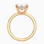 3.10 Carat Whisper Thin Lab Diamond Solitaire Engagement Ring - IGI Certified - Hidden Halo - 14k