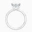 3.10 Carat Whisper Thin Lab Diamond Solitaire Engagement Ring - IGI Certified - Hidden Halo - 14k