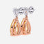 6.00 Carat Fancy Yellow Pear Lab-Grown Diamond Drop Earrings – Excellent Cut – 14K Two-Tone Gold