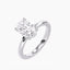 2.43 Carat Oval Lab Diamond Solitaire Engagement Ring – IGI Certified – Hidden Halo – Plain Band - 14K Gold
