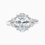 3.40 Carat Oval Lab Diamond Engagement Ring – IGI Certified – Side Stone - 14K Gold