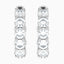 4.00 Carat Round Lab Diamond Inside-Out Hoop Earrings – IGI Certified – 14K Yellow/White/Rose Gold