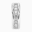 4.20 Carat Round Lab Diamond Pave Set Eternity Mens Wedding band - 14K Gold